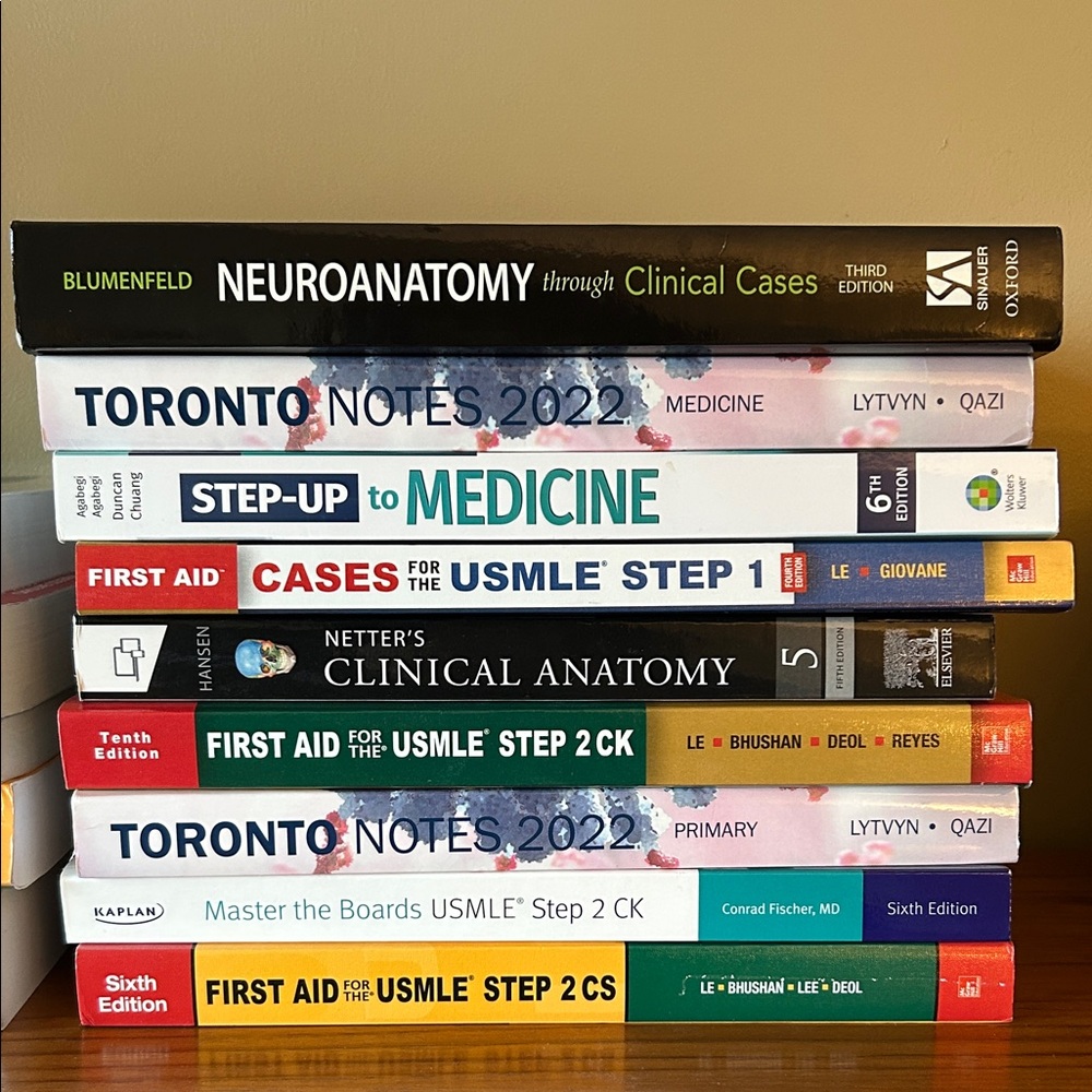 Medical books for sale